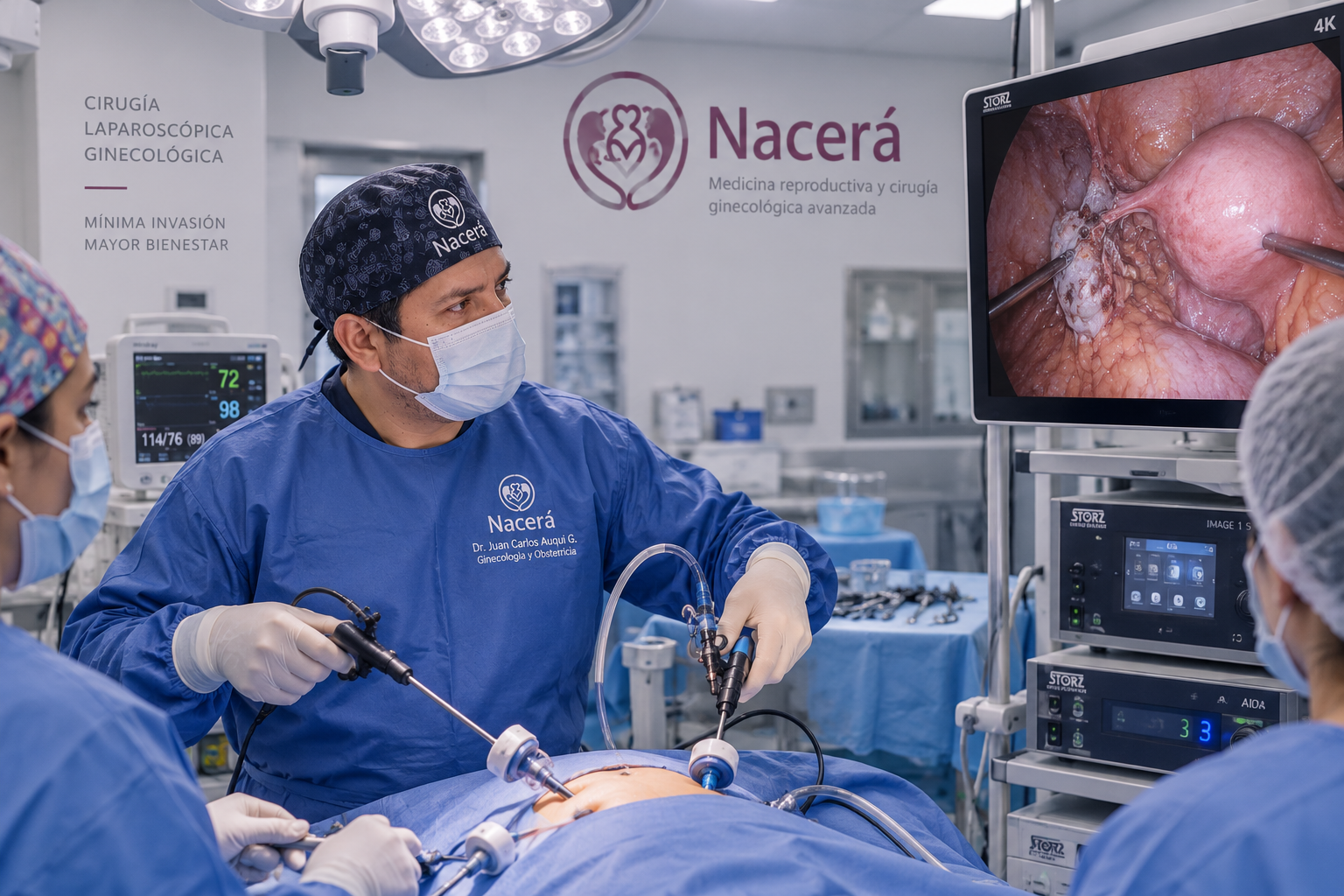 Cirugía laparoscópica ginecológica de alta complejidad en Nacerá