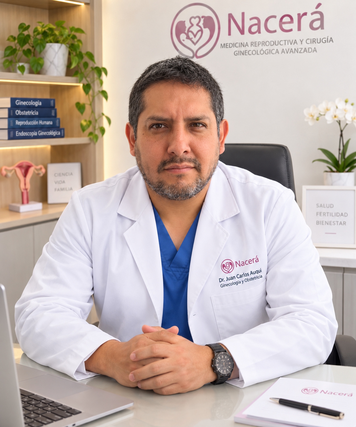 Dr. Juan Carlos Auqui, ginecólogo y obstetra de Nacerá