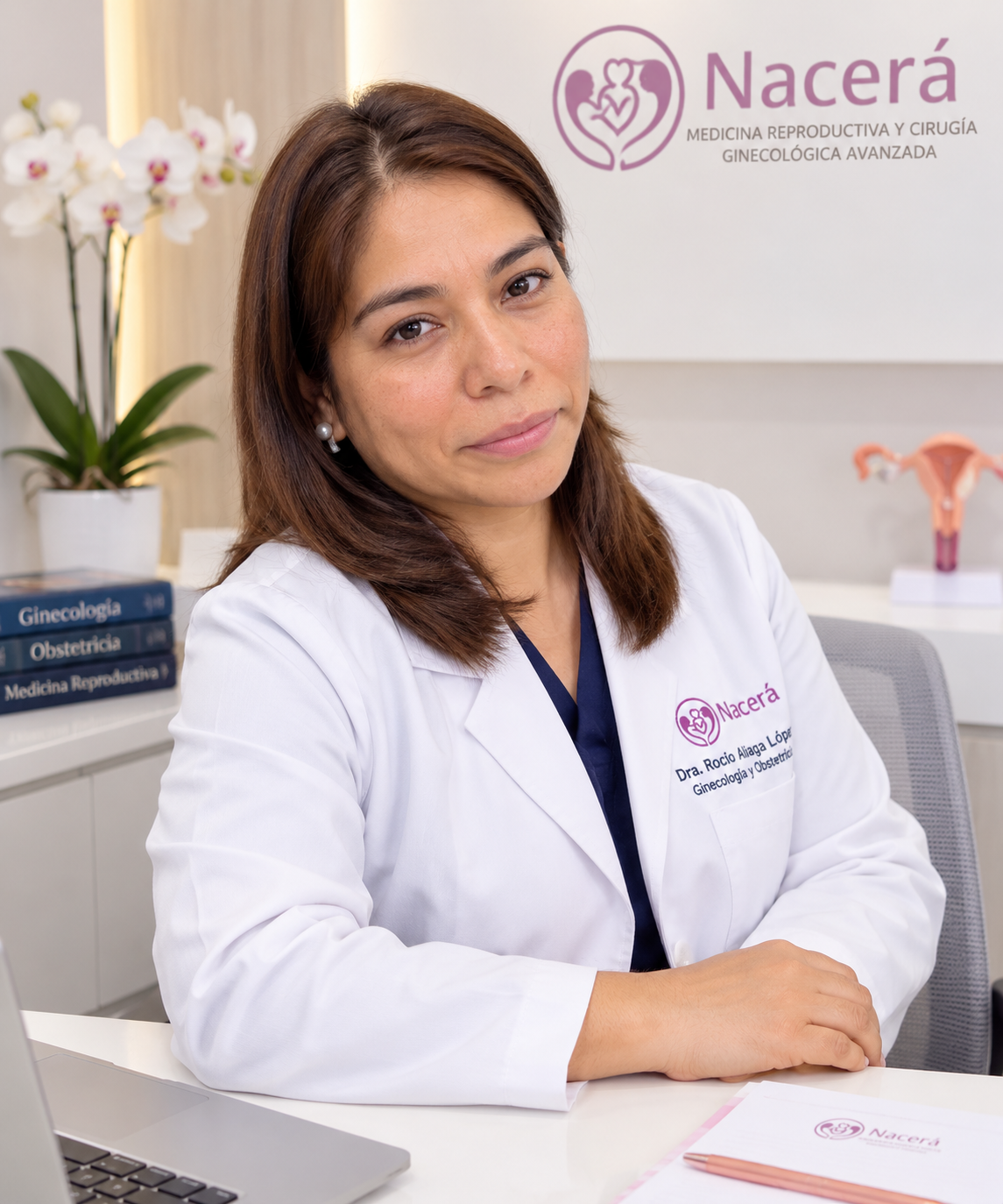 Dra. Rocío Aliaga López, ginecóloga y obstetra de Nacerá